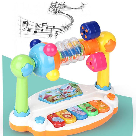 Babies Early Childhood Educational Musical Toy, Learning Piano and Drum Enlightenment Instrument