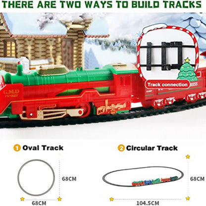 Mini Santa Claus Electric Train Rail Car With Lights.