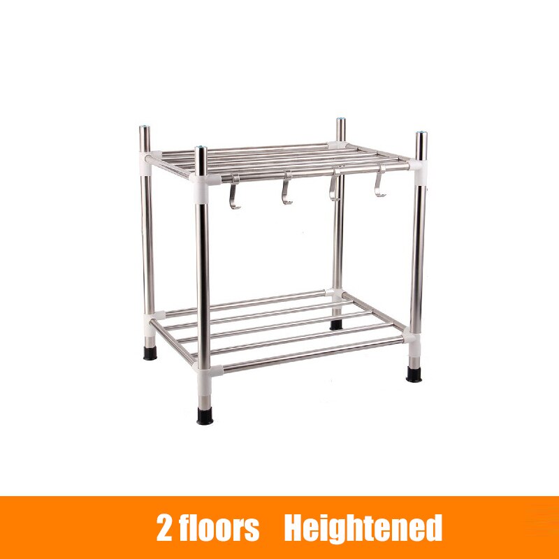 Multi-layer Stainless Steel Shelf Kitchenware Organizer