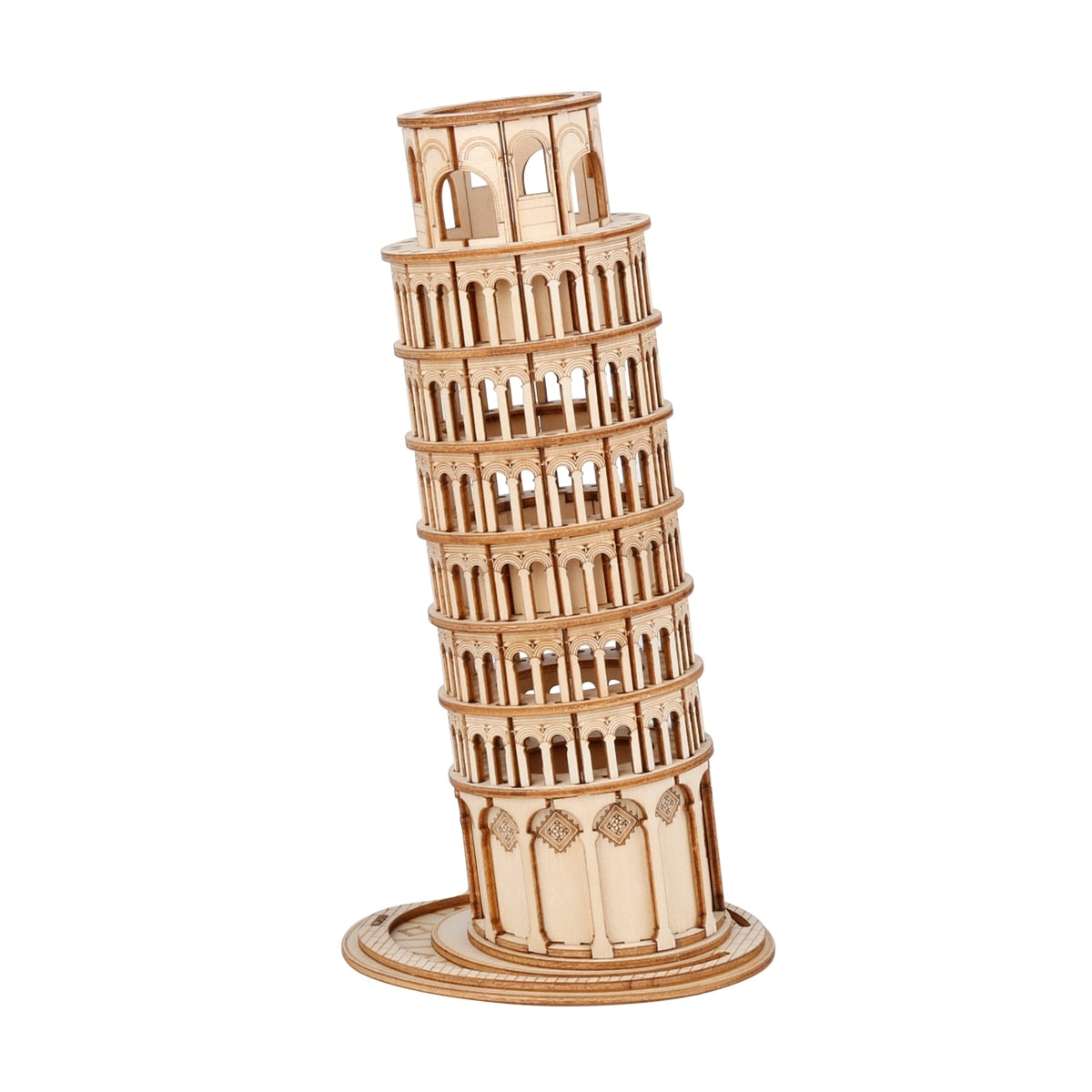 Robotime Rolife DIY 3D Tower Bridge ,Big Ben, Famous Building Wooden Puzzle Game for Children and  Adults