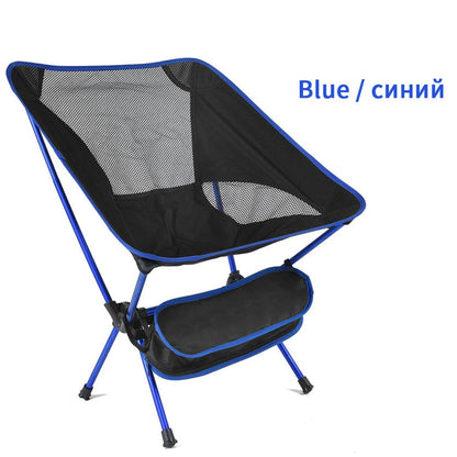 Detachable Portable Folding Moon Chair. Outdoor Camping Chairs, Beach Fishing Chair, Ultralight Travel Hiking Picnic Seat Tools