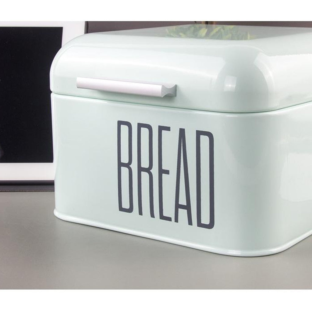 Countertop Metal Bread Box Storage Container