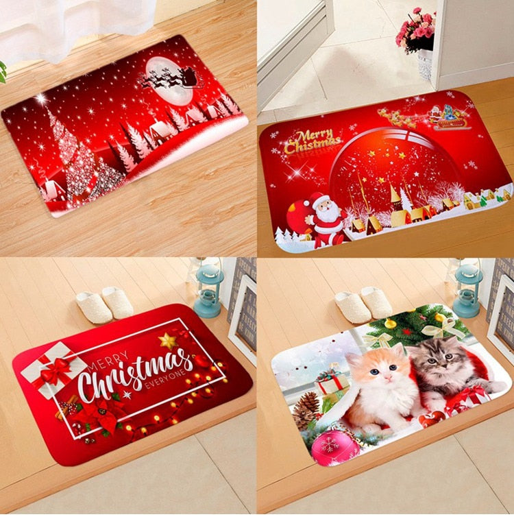 Santa Claus Doormat/Carpet Christmas Decorations For Home