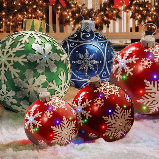 60CM Outdoor Christmas Inflatable Decorated Ball