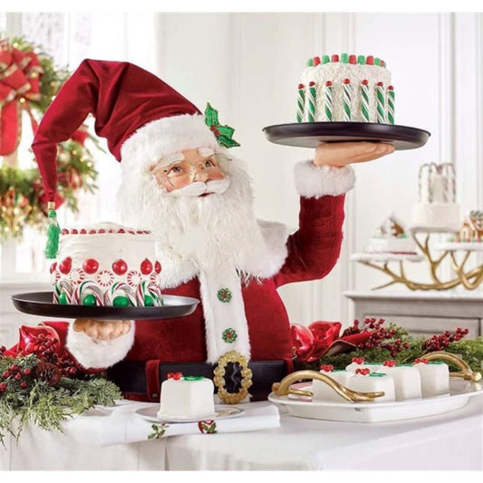 Christmas Santa Claus Snack Table Tray Decoration for Party Cake's and Dessert