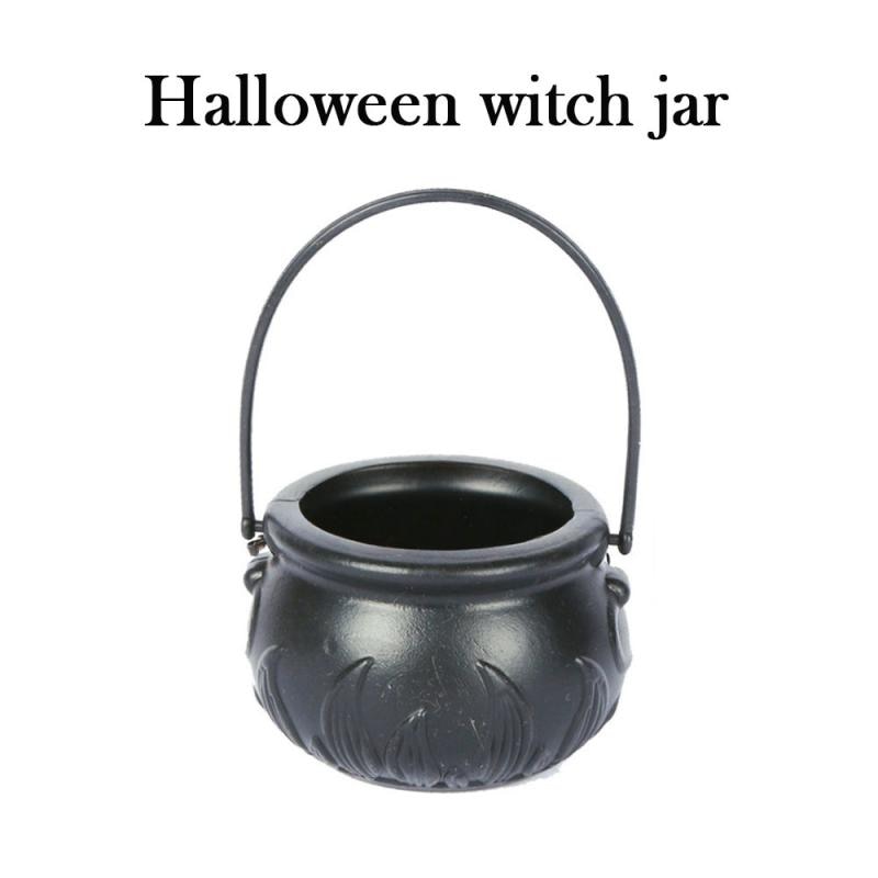 Halloween Witch Pot Smoke Machine Fog Maker Water Fountain Fogger Color Changing Fog Machine Party Prop Halloween Decoration