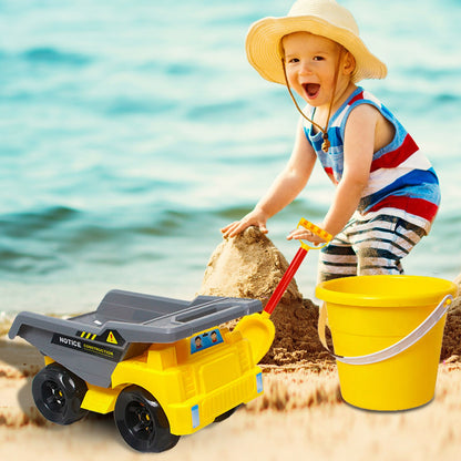 Summer Beach Set Kit Water and Sand Bucket with Pit Tool for Boys and Girls