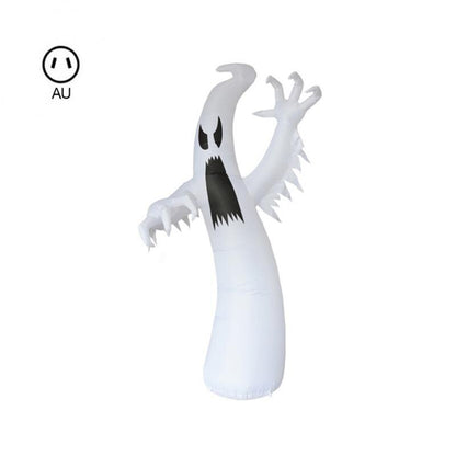 3.6m Halloween Inflatable Decorations. Scary Color Changing Ghost ad Garden Courtyard Accessories LED Horror Toy