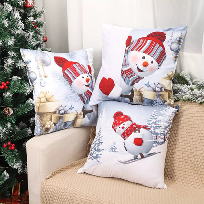 Snowman Cushion throw pillow Christmas Decorations