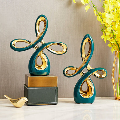 Ceramic Abstract Statue Home Decoration Accessories