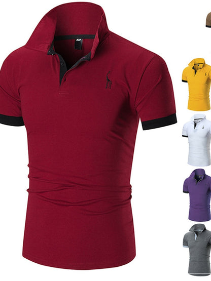 Sale Multi-Color  Short-Sleeved T-shirt Polo Shirt for Men.
