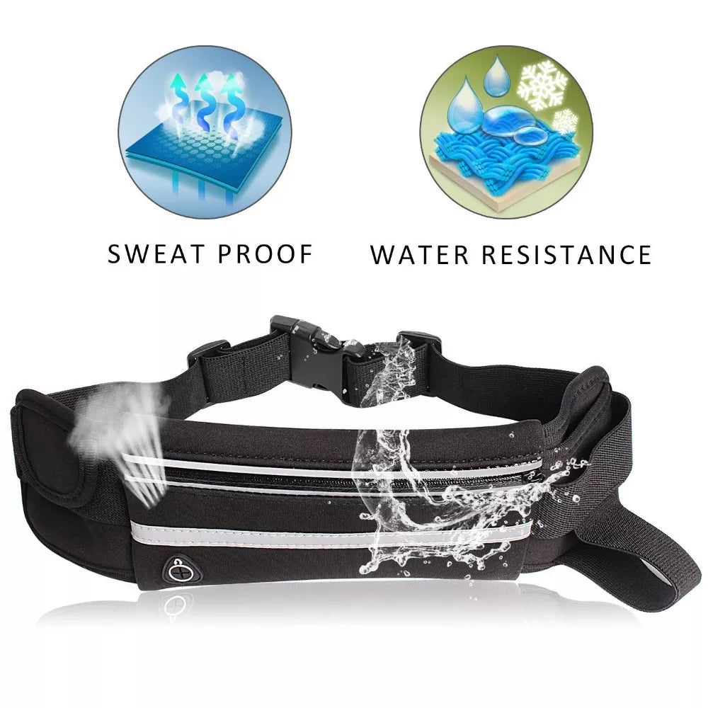 Sports Portable Running Waist Belt Bag.  Hold's Water and Phone