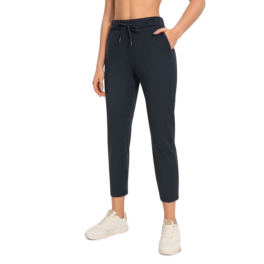 Sport Women.  Joggers Stretch Pants with Tapered Elastic Waist