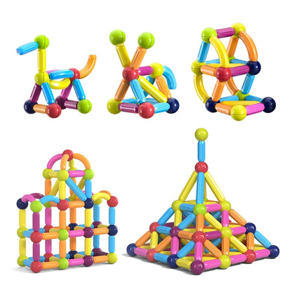 Kids Building Blocks Ball and Stick Construction Set Educational Toy