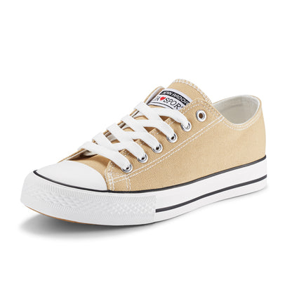 Womens Low Cut Top Canvas Designer Fashion Sneakers - blueselections