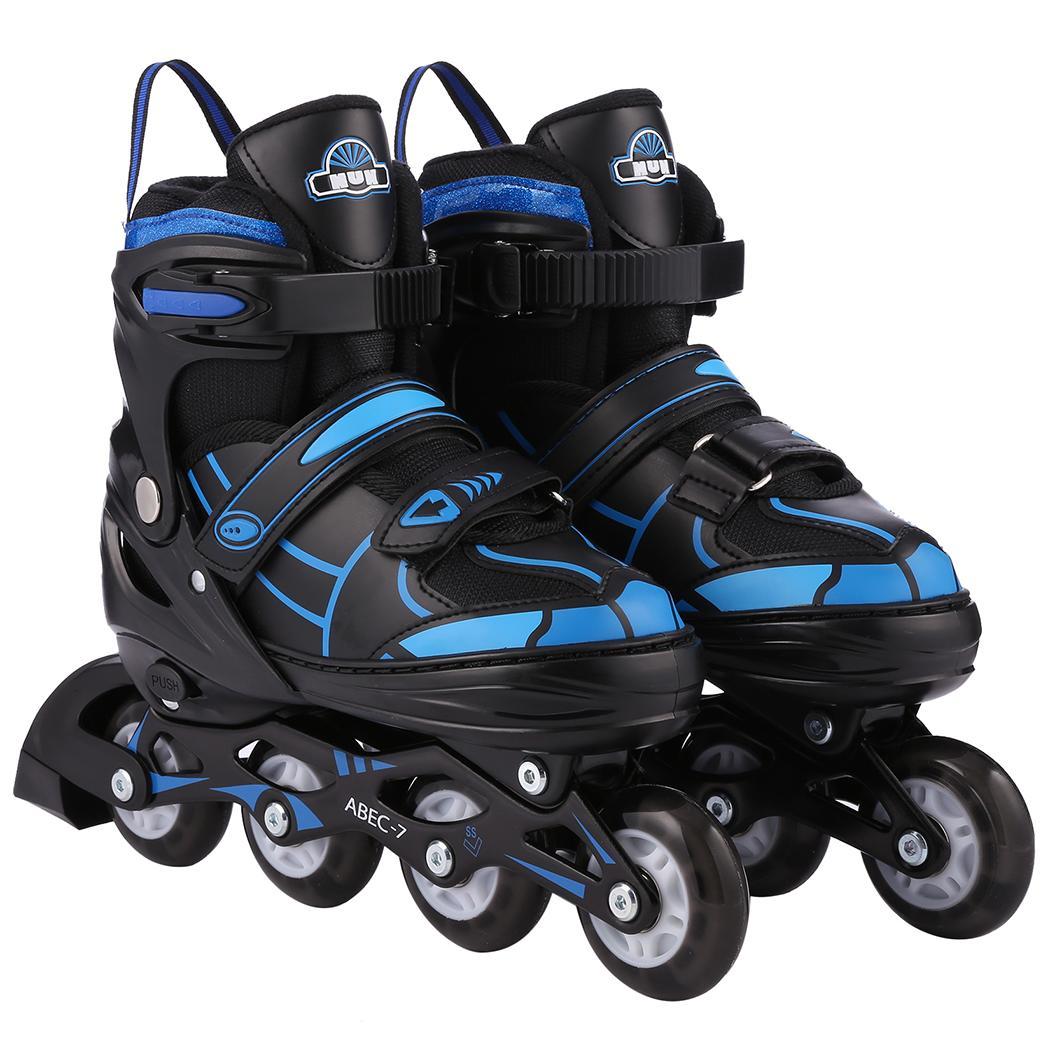 Professional Inline Speed Shoes Hockey Roller - blueselections