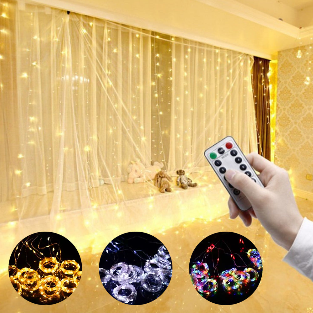 LED String Lights Christmas Decoration with Remote Control - blueselections