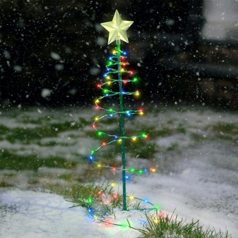 Solar  LED Christmas Tree  String Lights Holiday Decor - blueselections