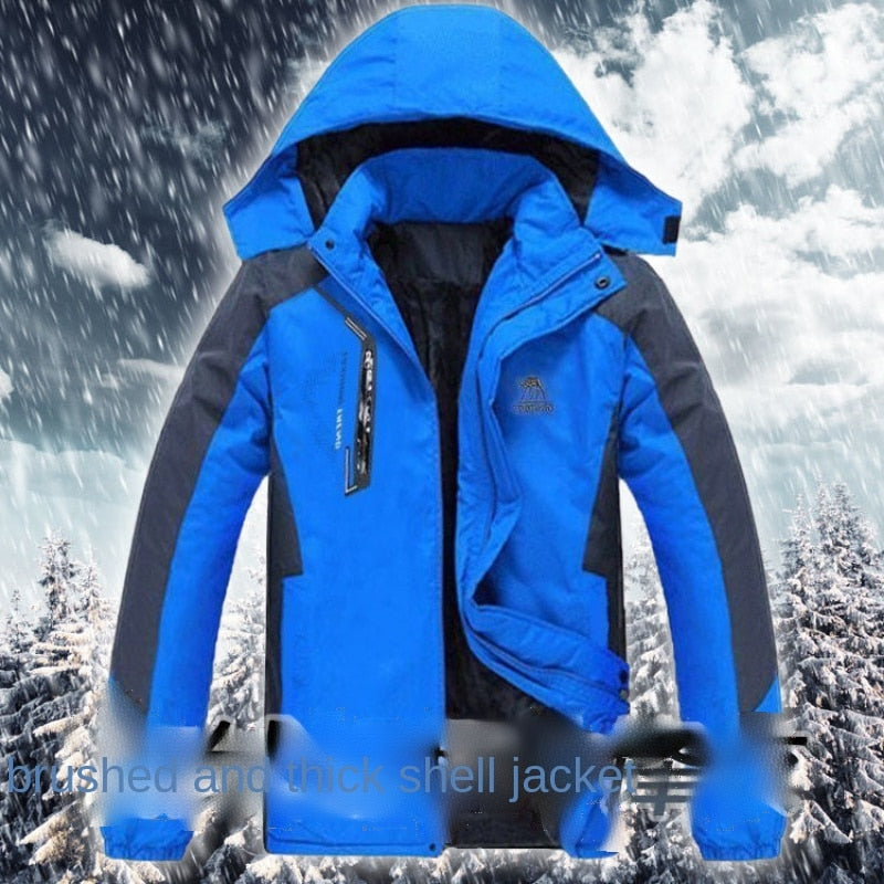 Windproof and Waterproof Mens Jacket - blueselections