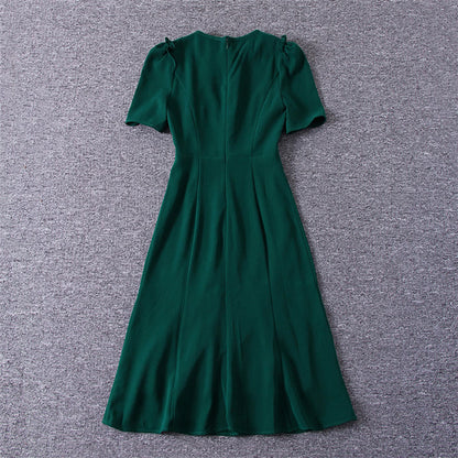 Women's Casual Party Elegant High Quality Mermaid Green Dress - blueselections