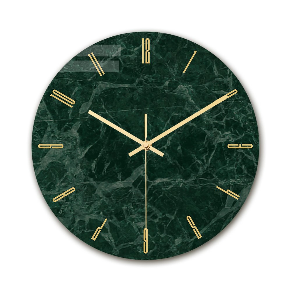 Marble Texture Modern light luxury wall clock - blueselections